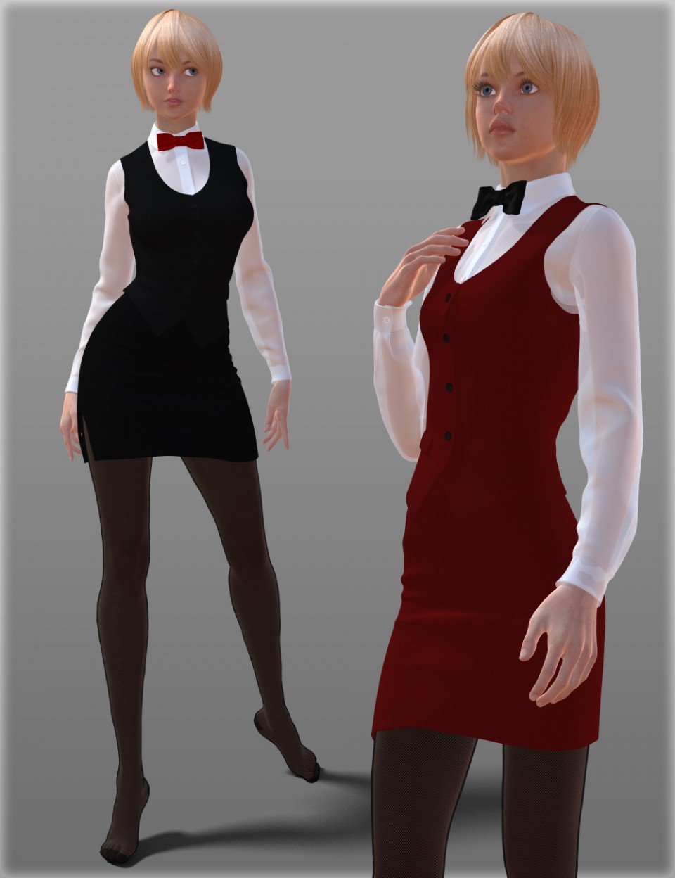 创世纪2女服务员制服