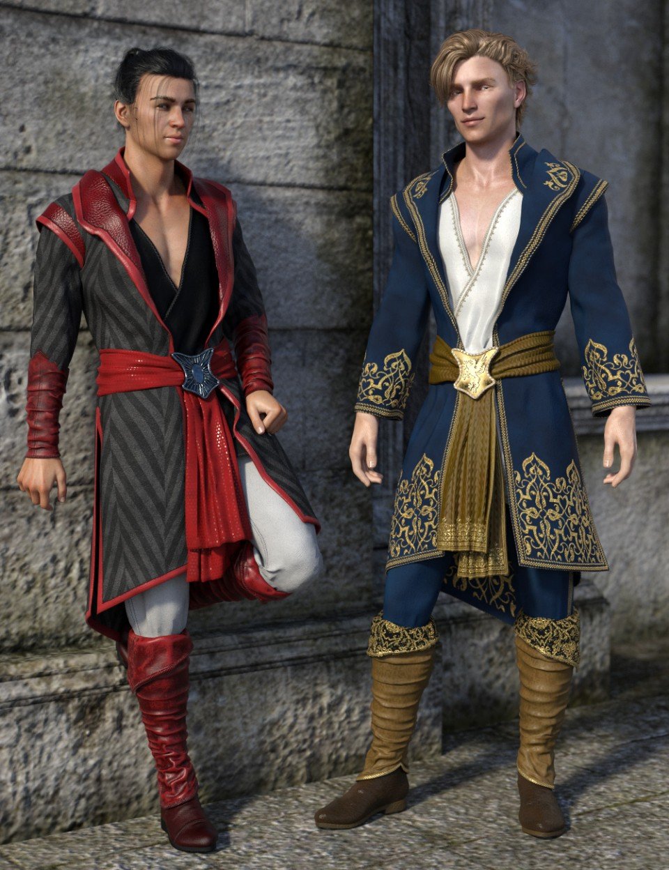 dForce皇家幻想服装纹理
