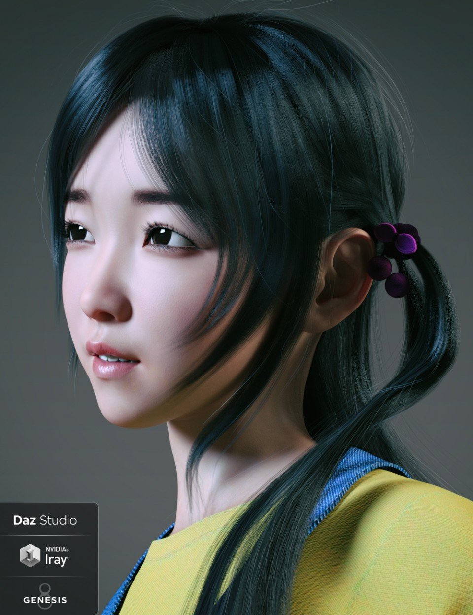 桥本人物和头发为创世纪8女