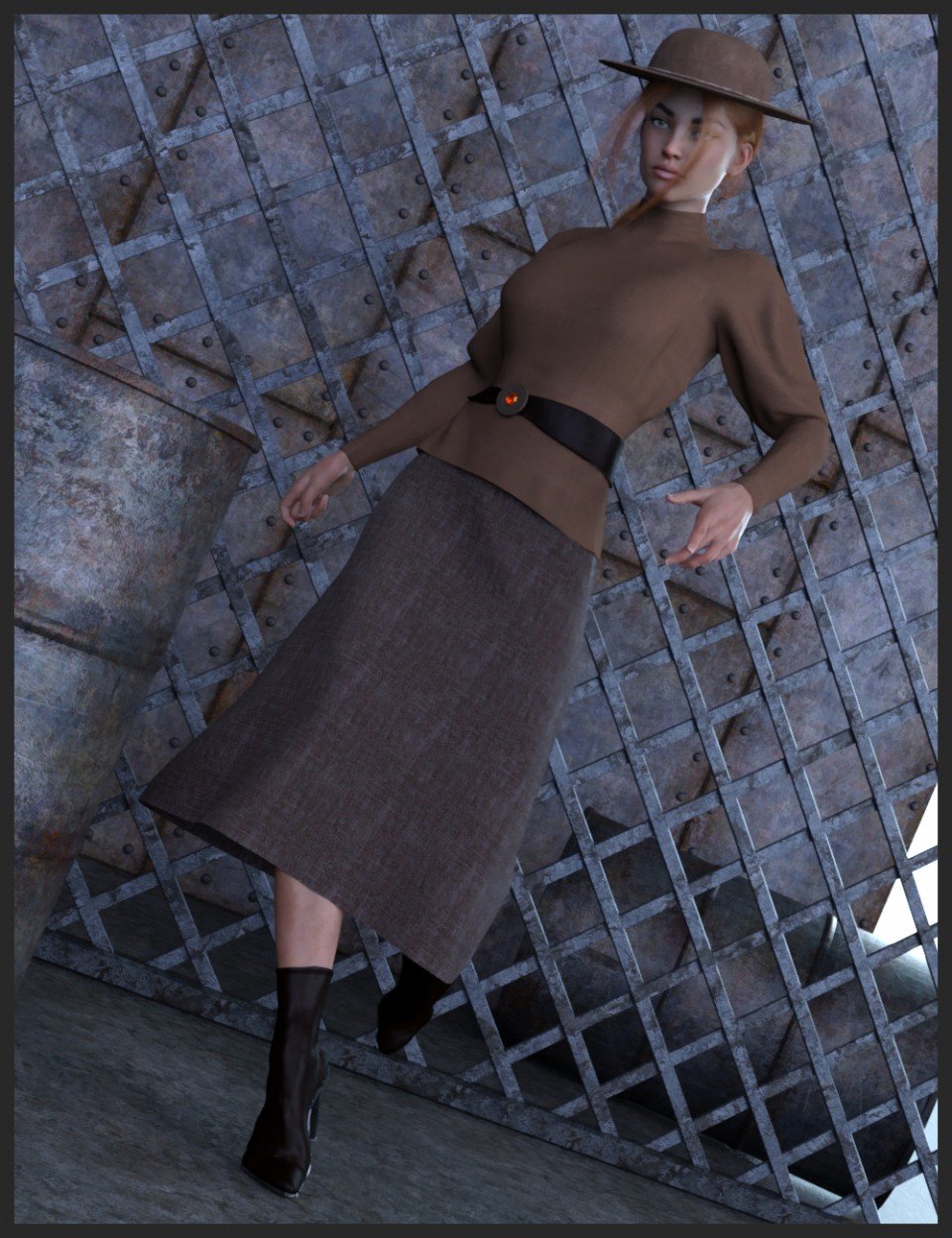 dForce现代浪漫服装纹理