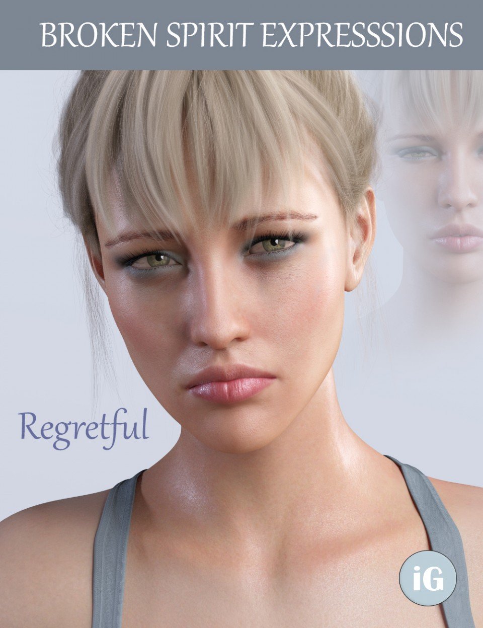 iG Broken Spirit expression for Genesis 8 Female
