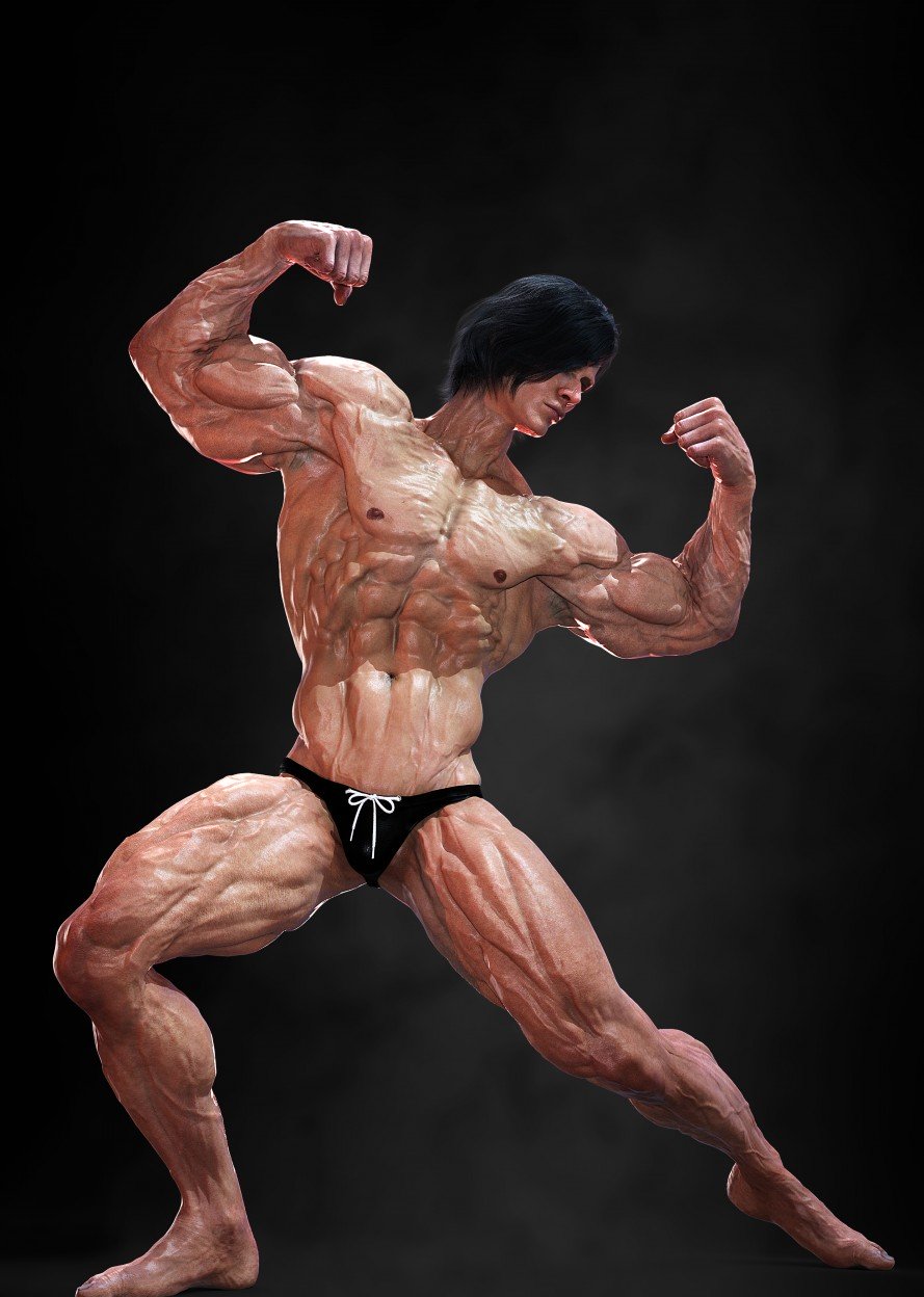 自动肌肉增强HD创世纪8男