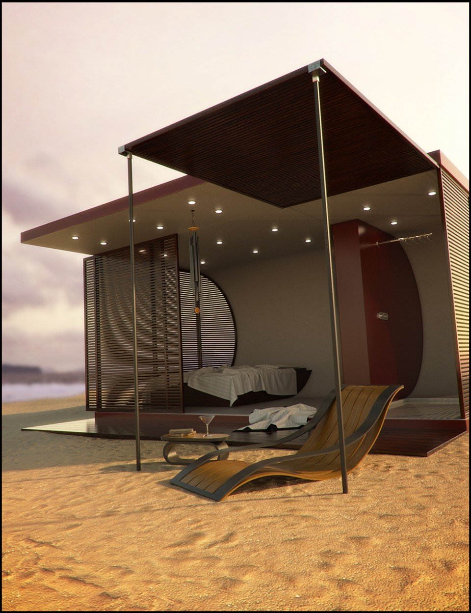 海滩Pod Iray Addon
