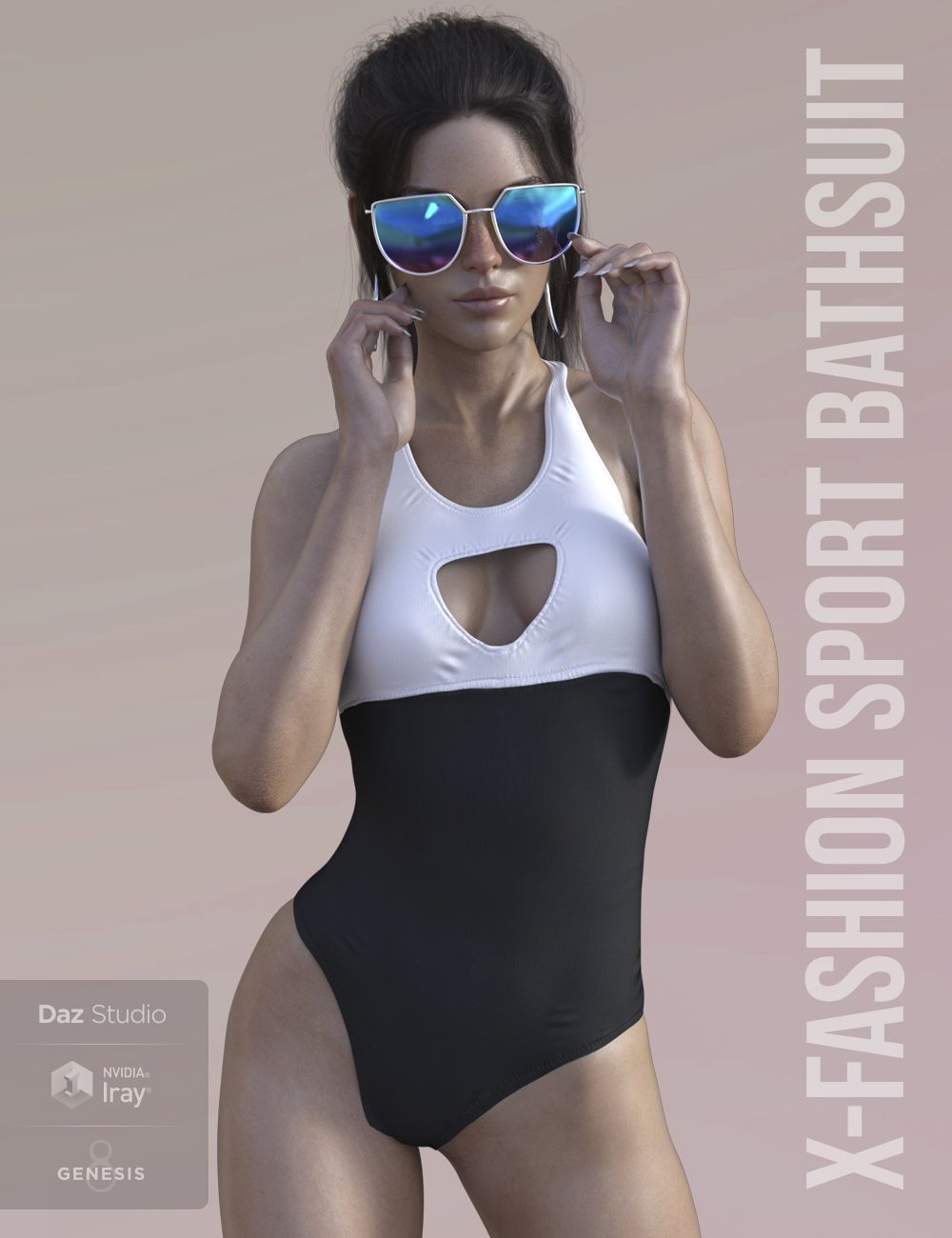 X-Fashion Genesis 8女性运动泳衣