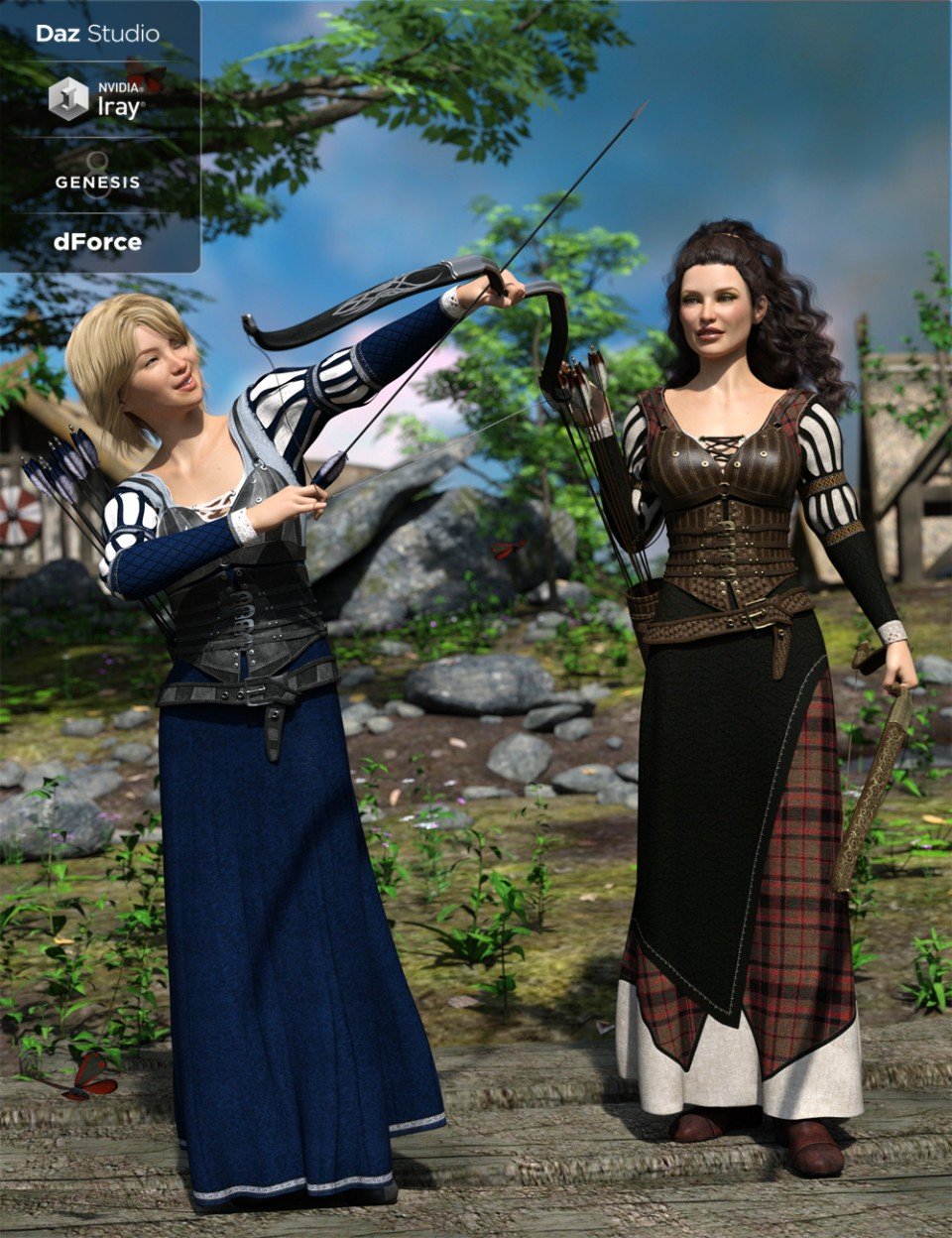 dForce Meadow低语服装纹理