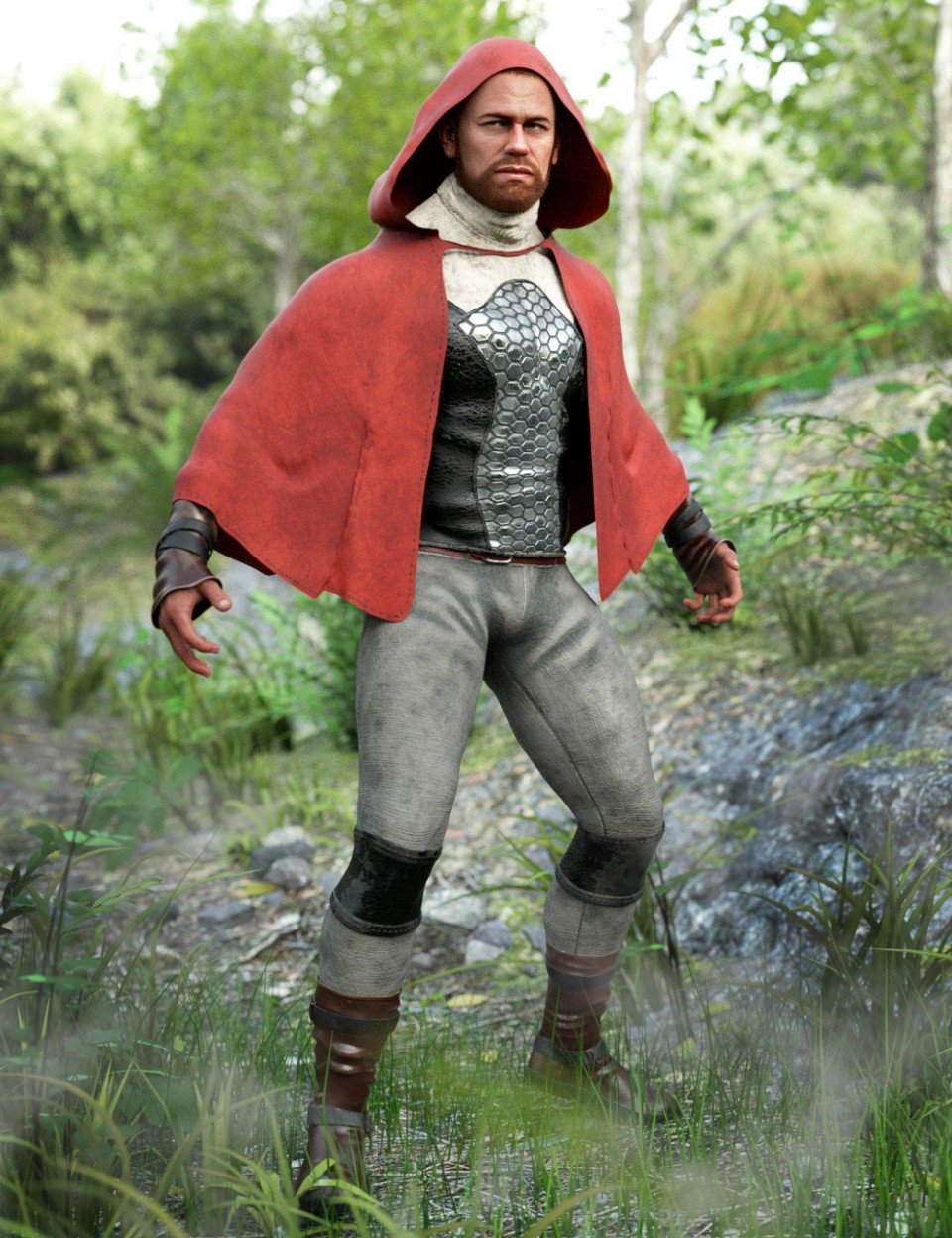 dForce Sky Rebel Outfit for Genesis 8