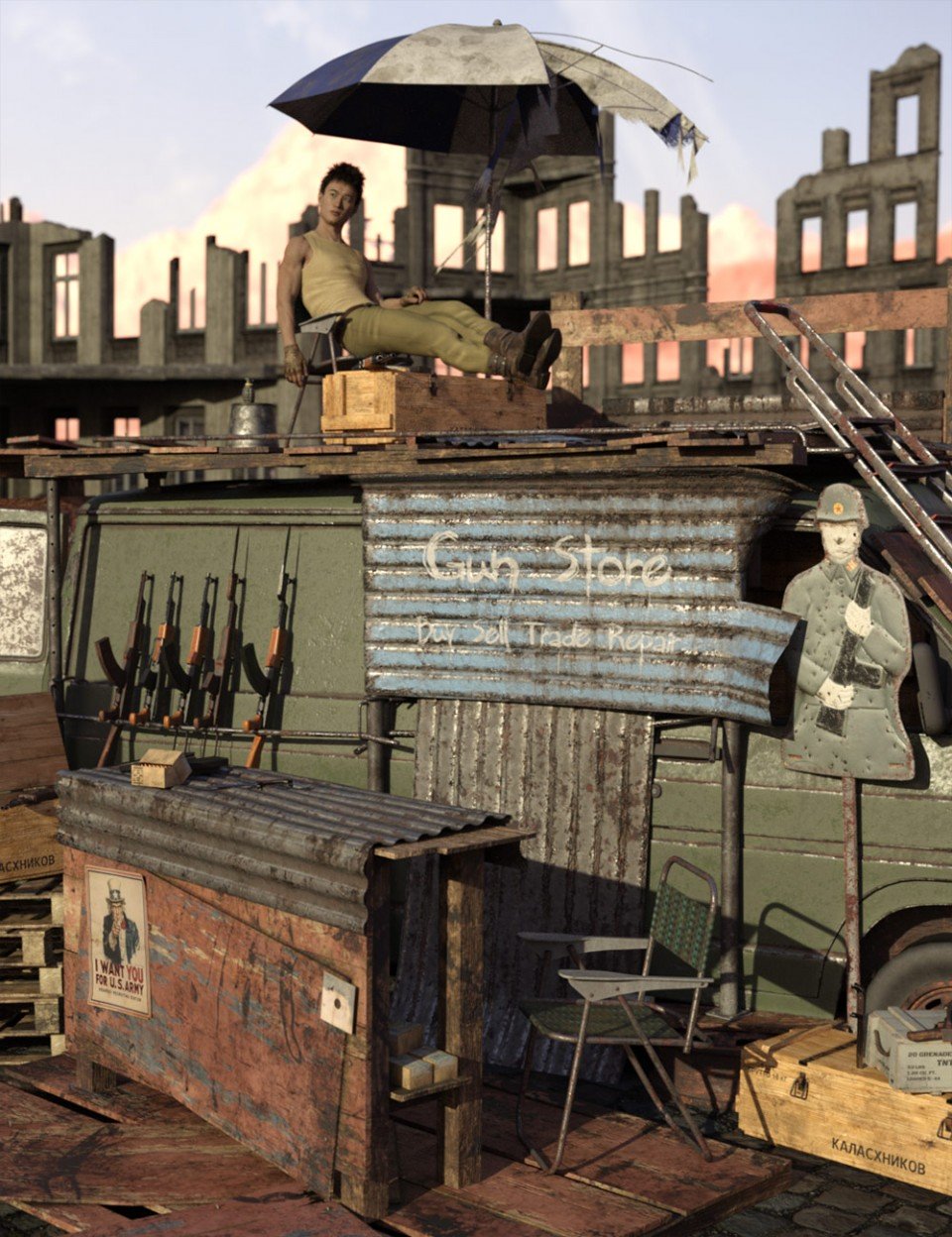 Junktown枪支商店