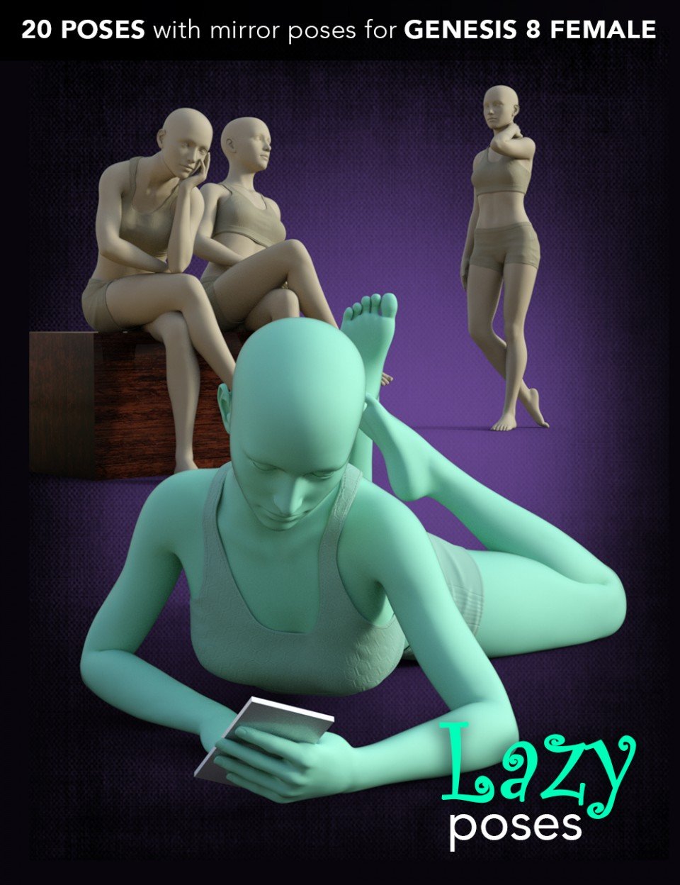 懒惰为创世纪8女摆姿势