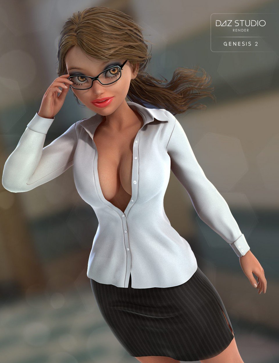 性感图书管理员为创世纪2女(s) +纹理