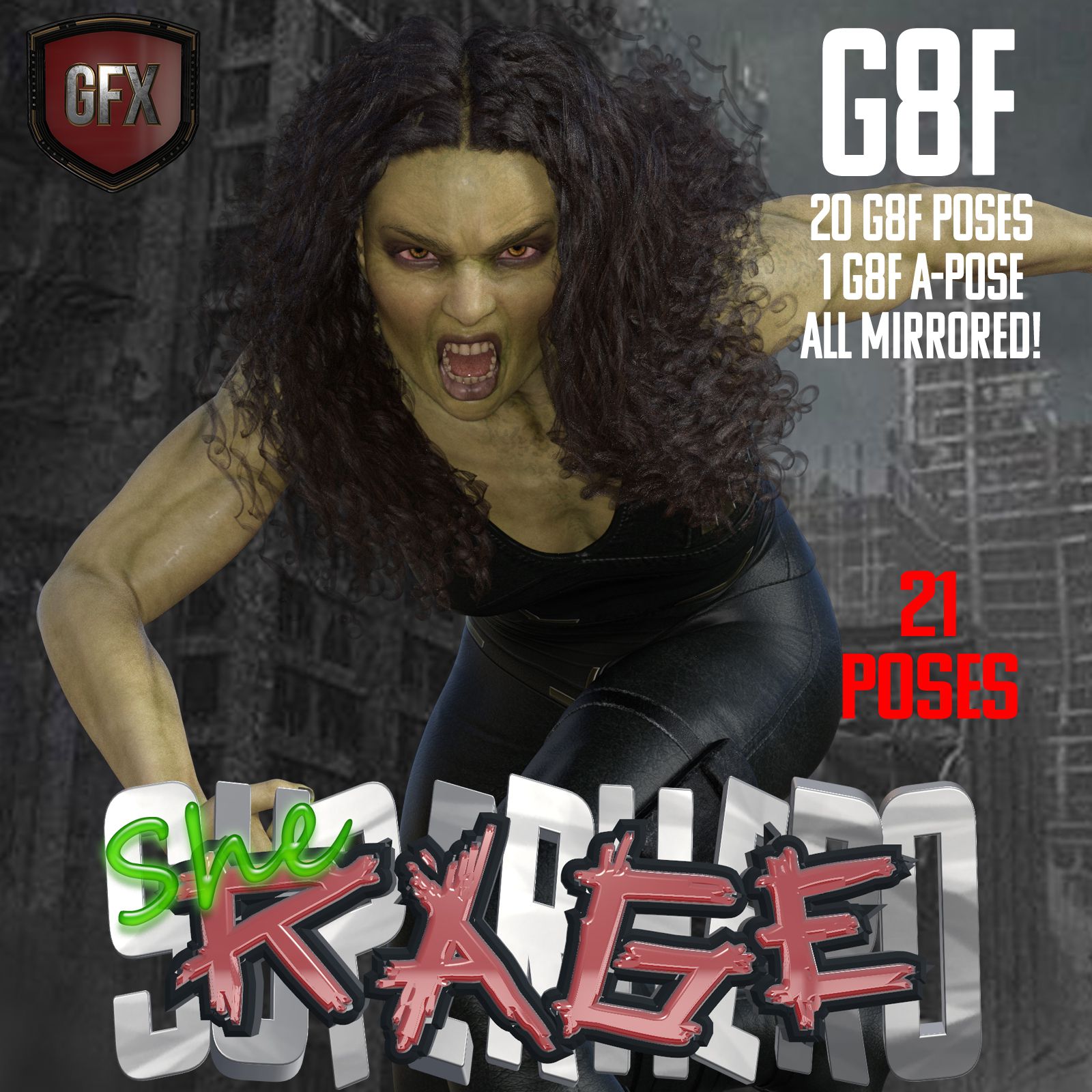 超级英雄她怒G8F第1卷