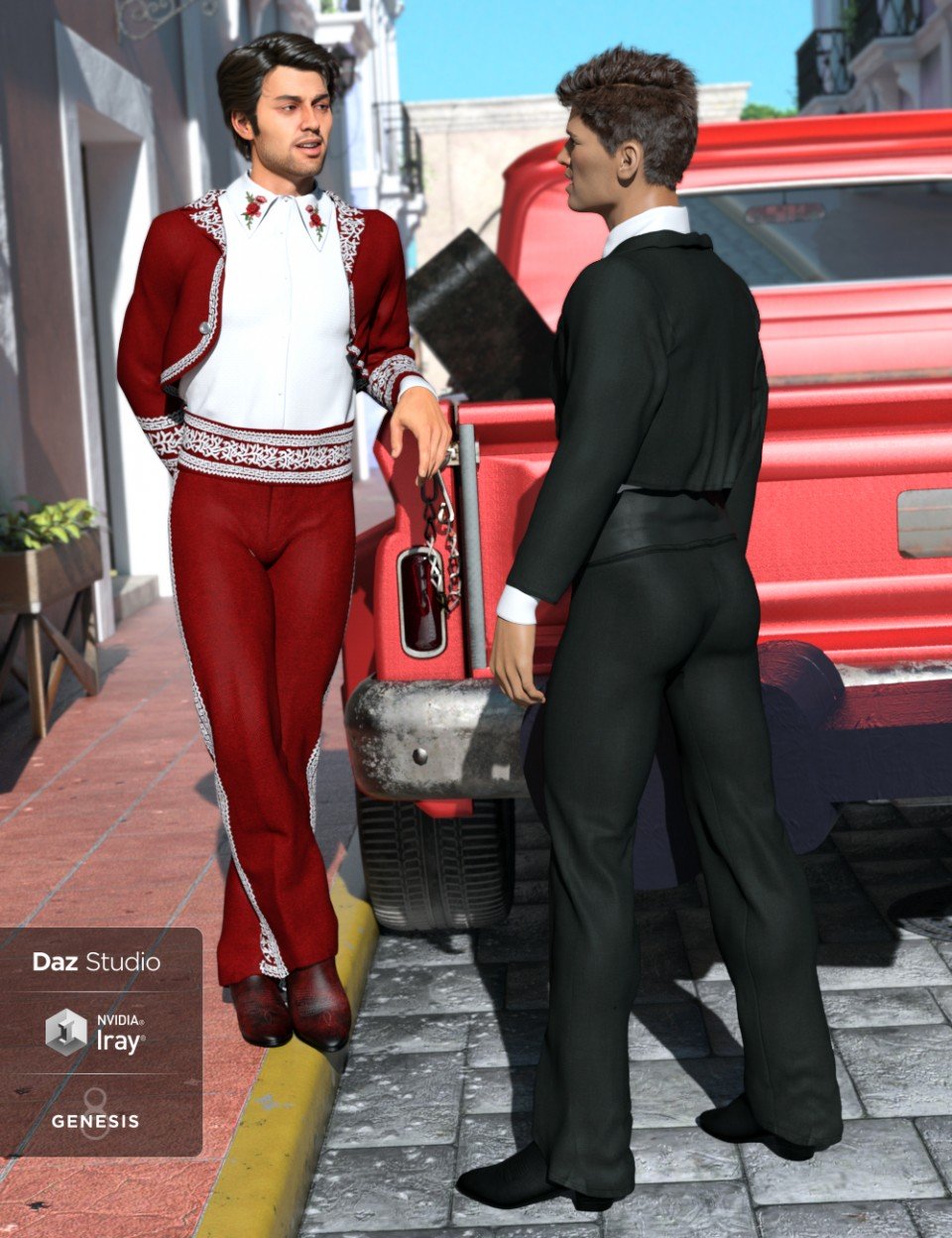 dForce Bolero风格服装纹理