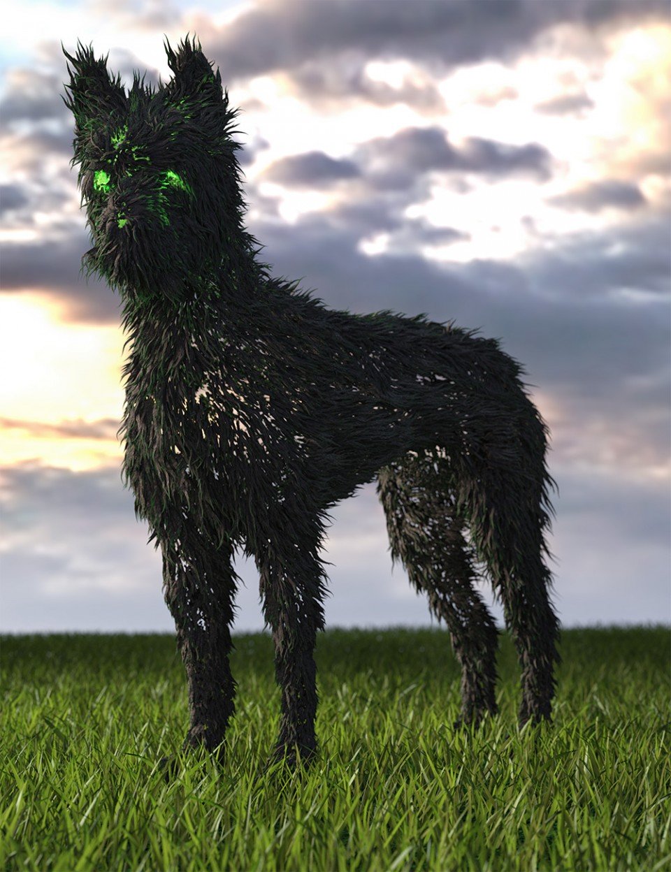 dForce灌木丛Daz犬8
