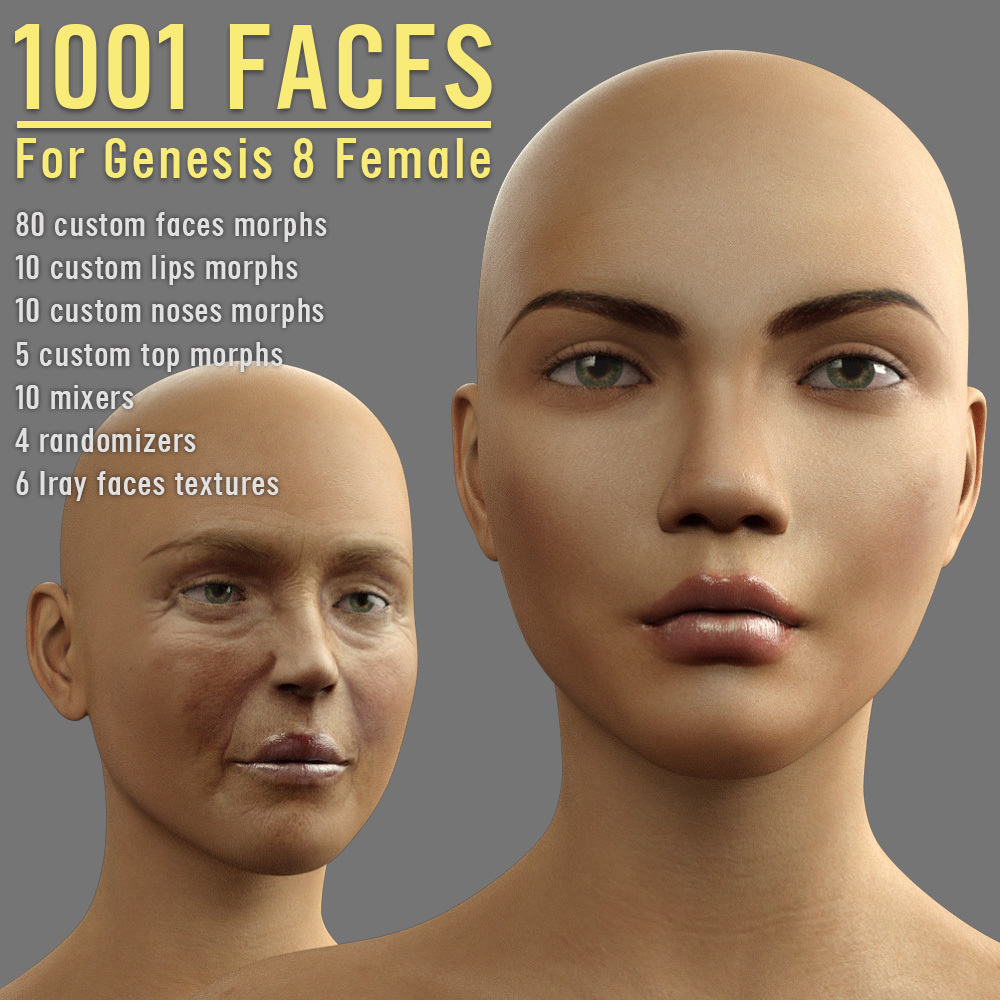 1001张G8女性的脸