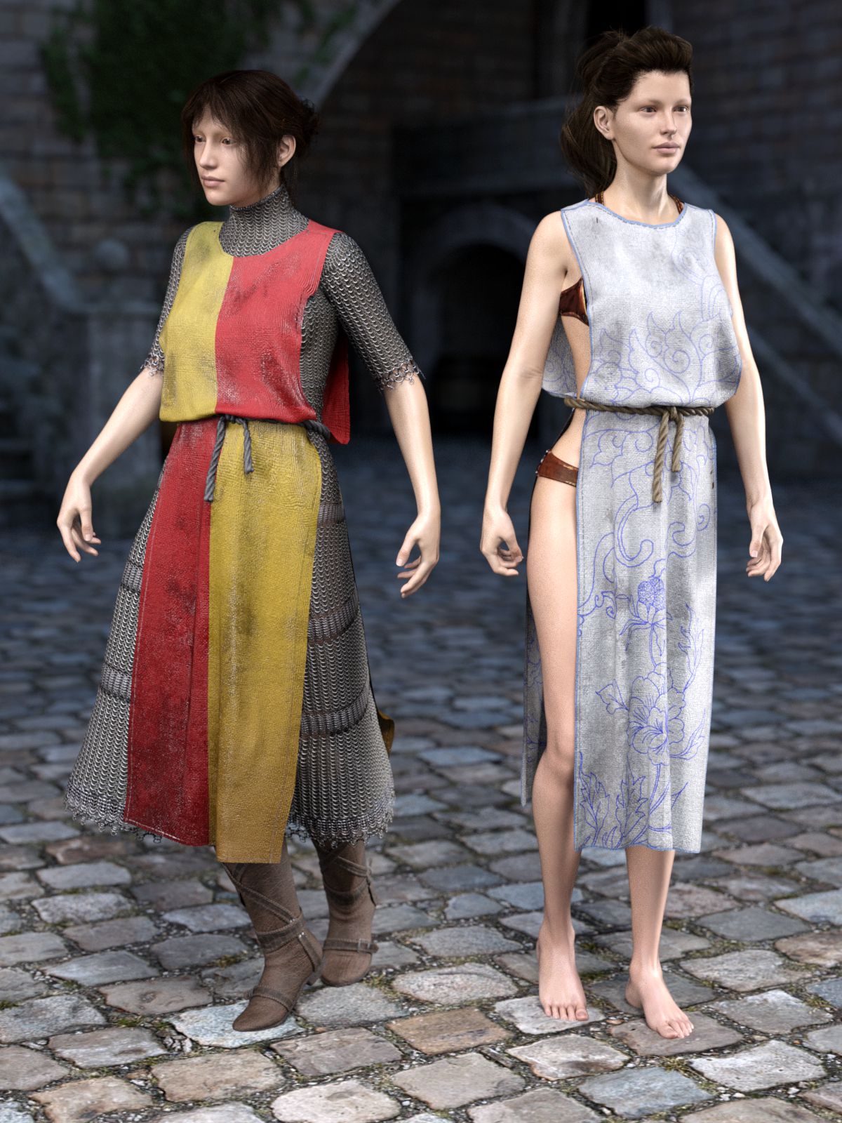 SY Rag Tunic dForce Iray纹理添加