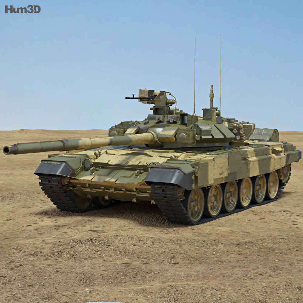 t - 90的3 d模型