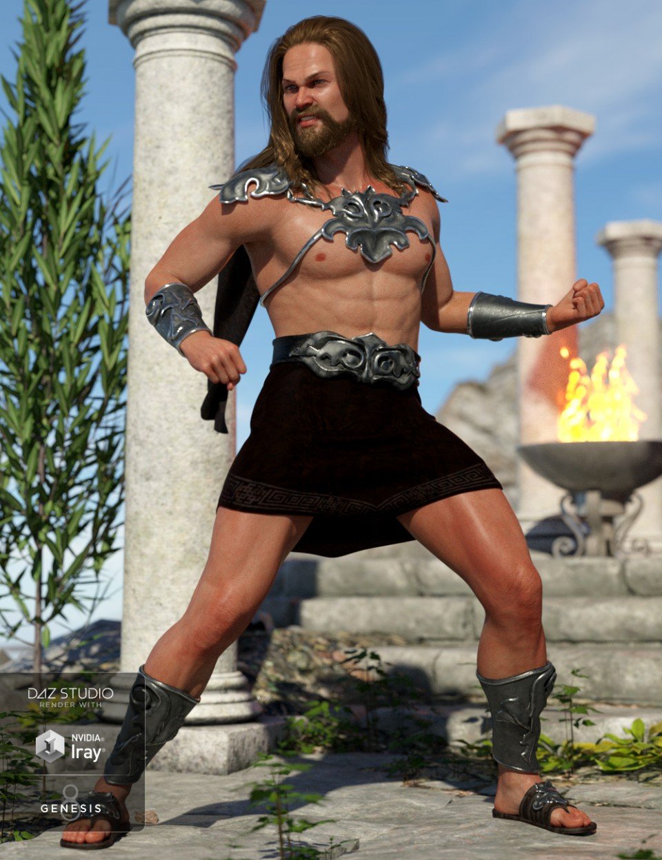 dForce Skyhaven Outfit for Genesis 8男