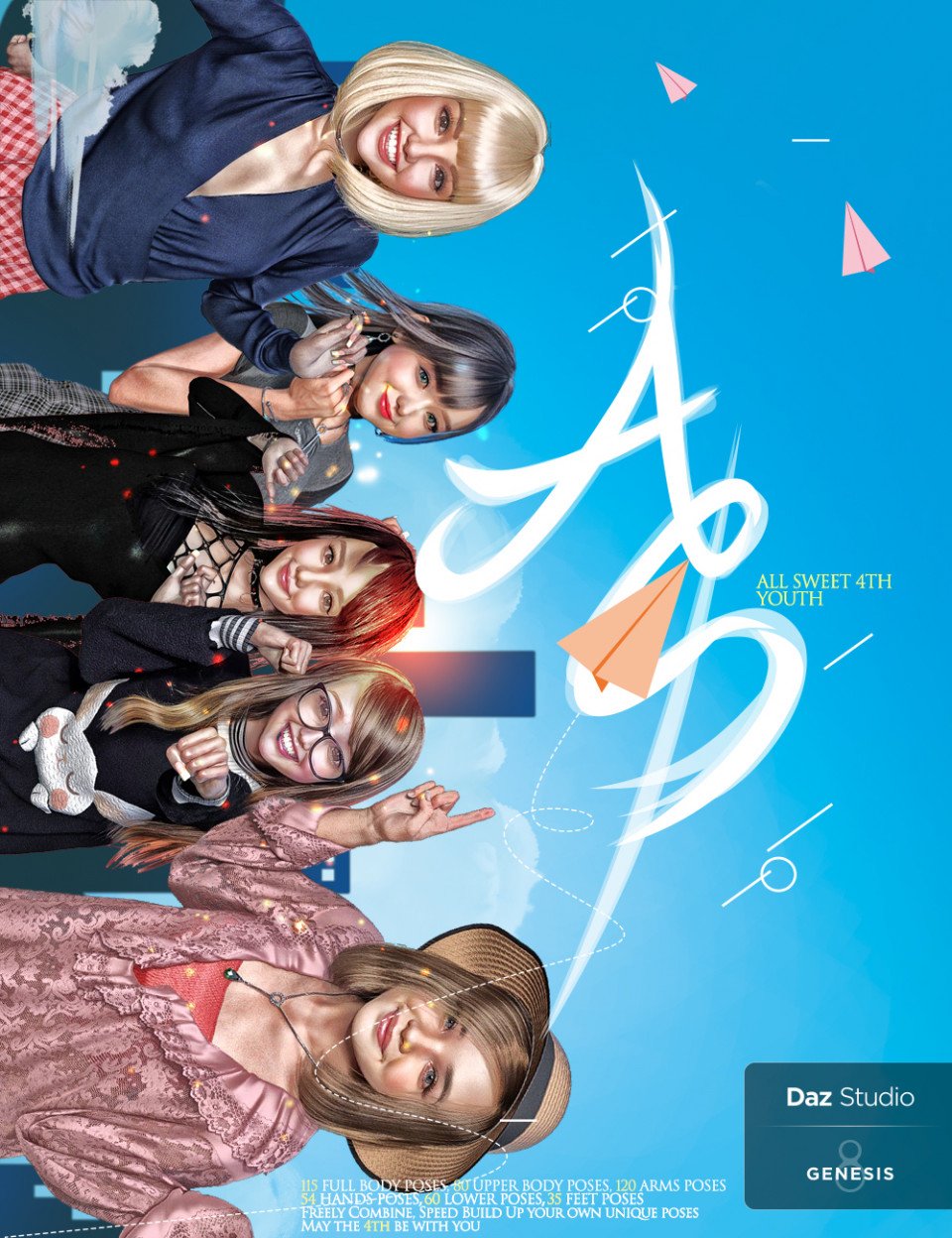 All Sweet pose 4th Youth Collection