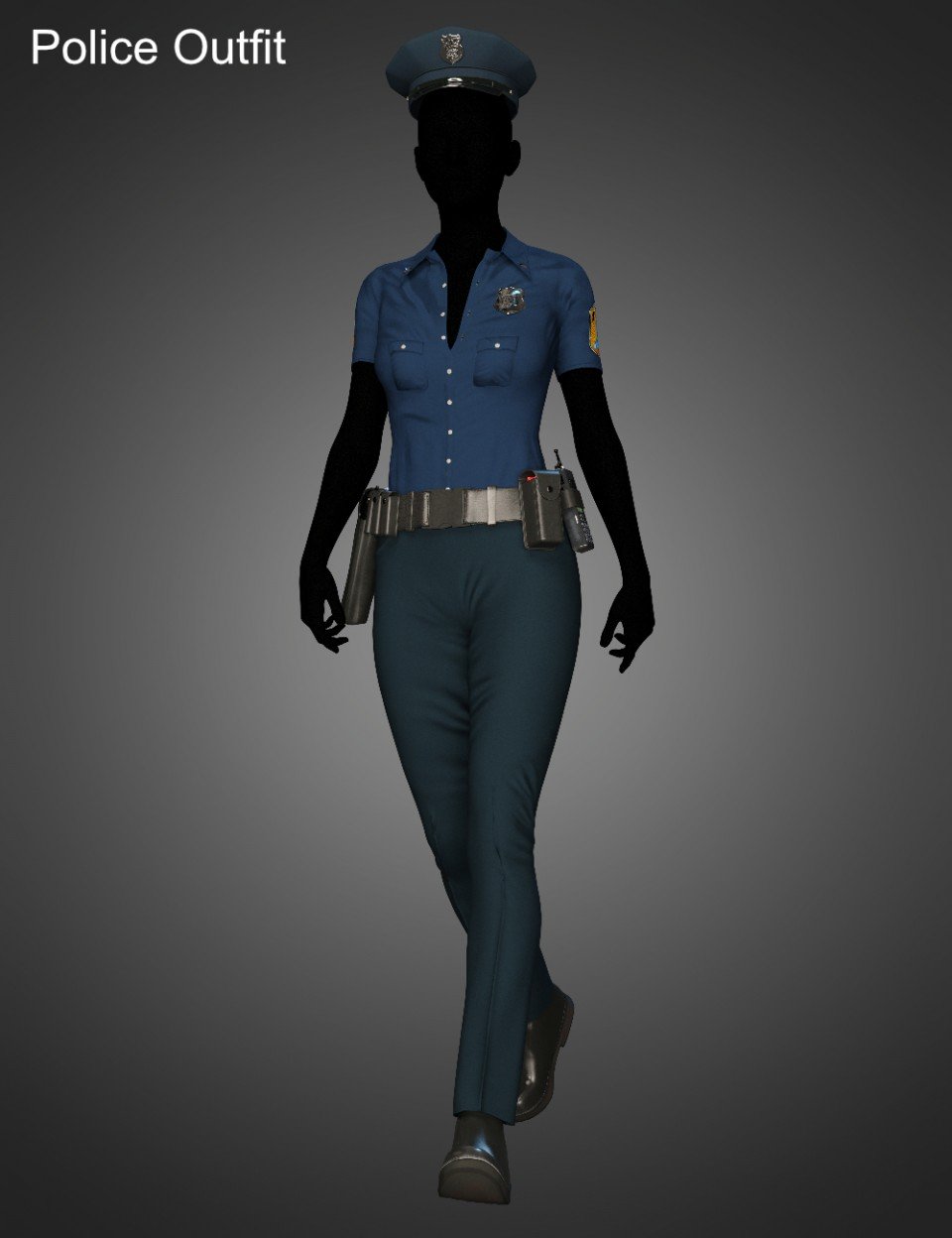 FG创世纪8女警察服装