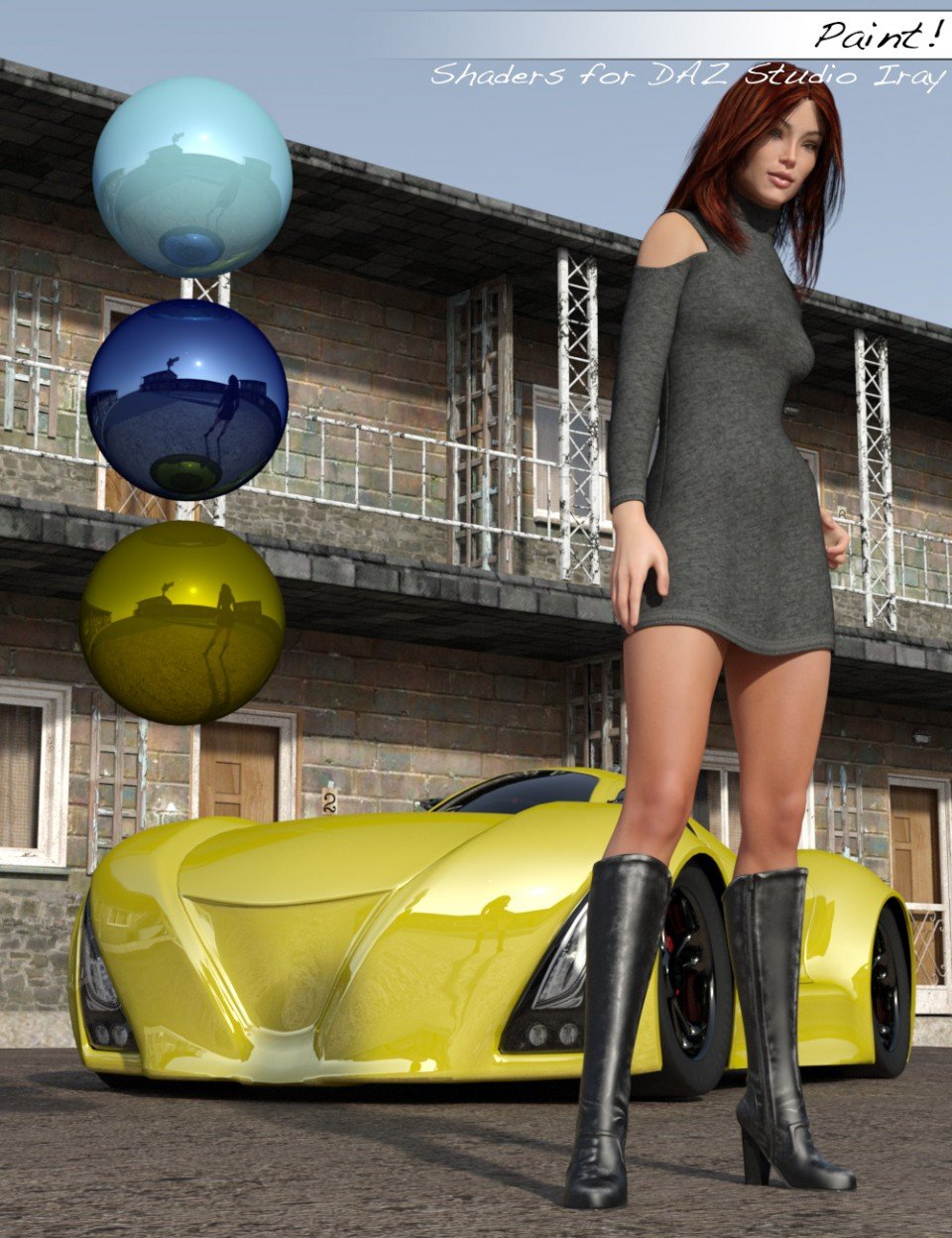 油漆!DAZ Studio Iray