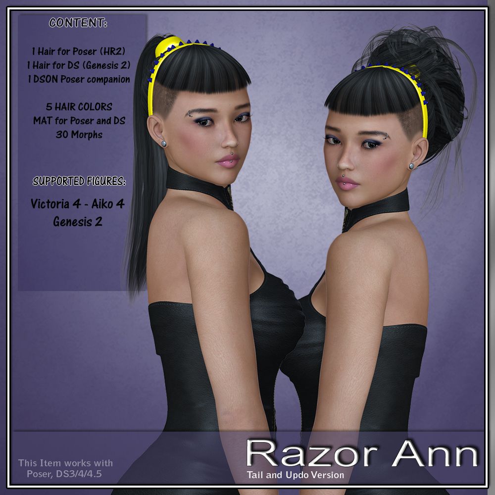 RazorAnn Hair用于V4和G2