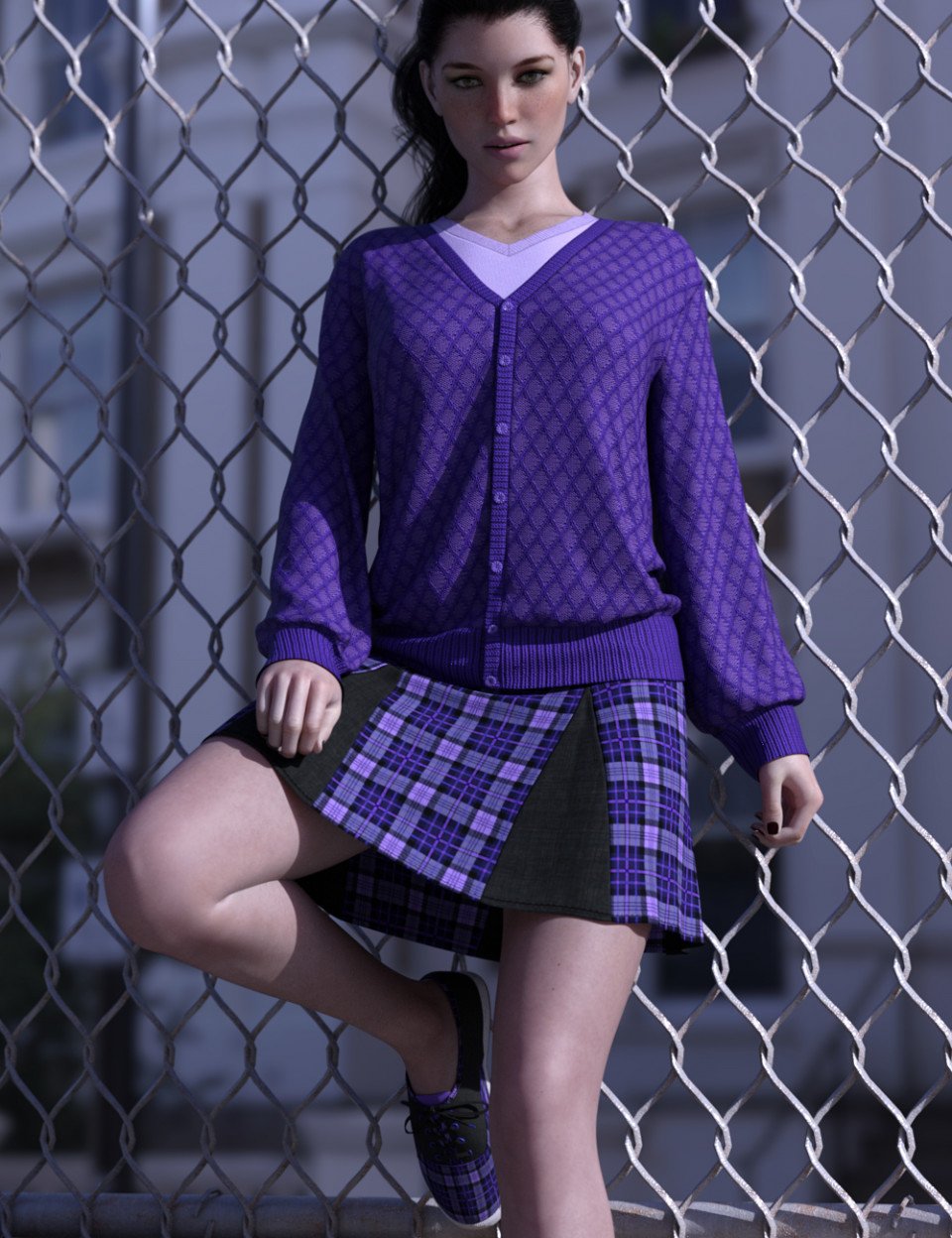 dForce为创世纪8女性设计的预科生女孩服装