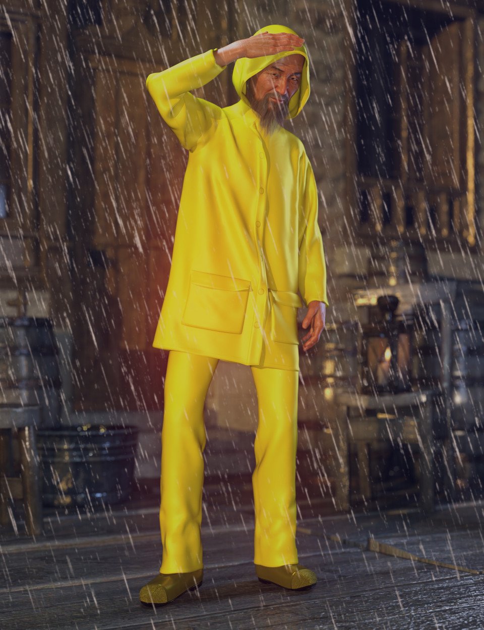 dForce Genesis 8 Wet Weather Gear