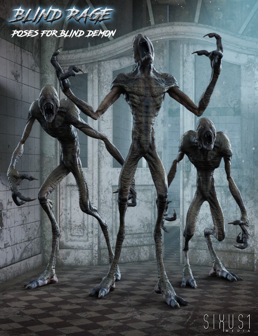 盲目的愤怒-为盲目的恶魔摆姿势