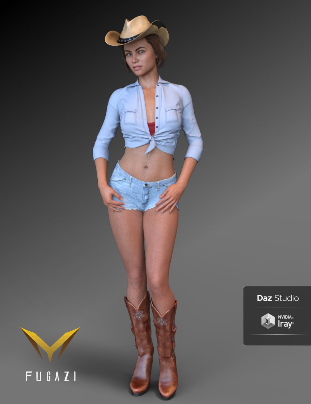 FG女牛仔服装为创世纪8女性