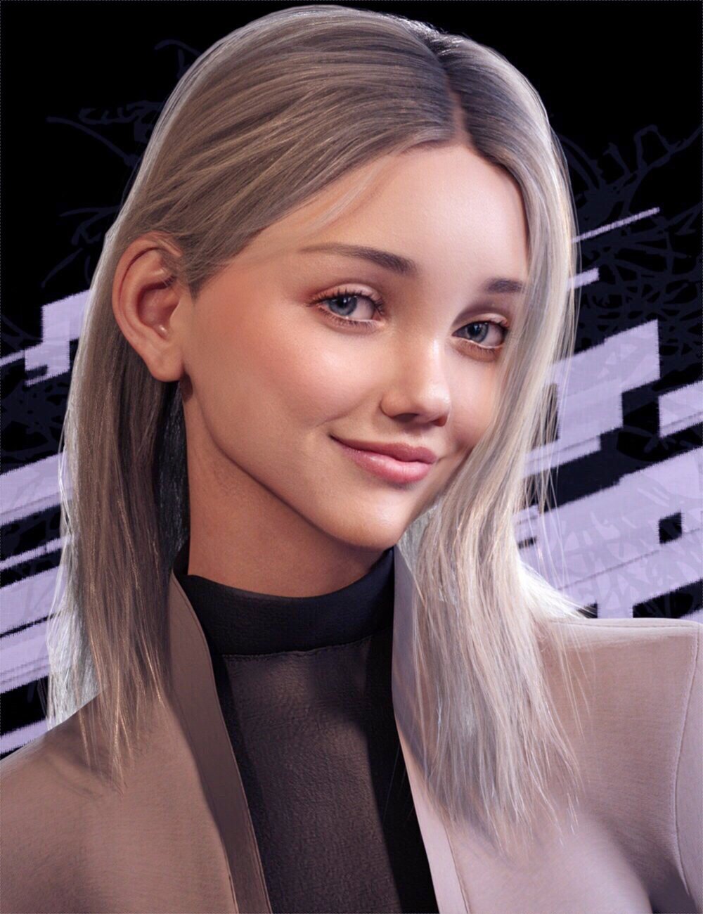 Nirv Sweet Pie Hair for Genesis 8 female