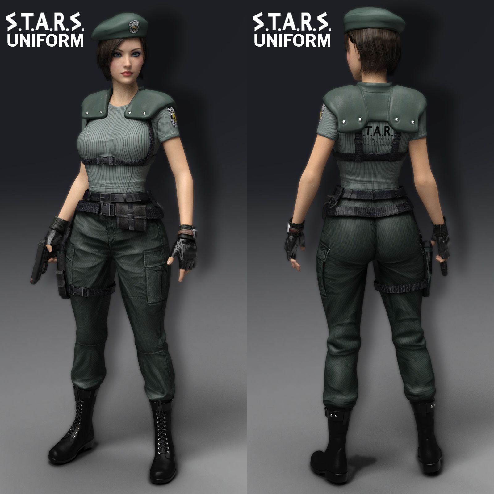 RE STARS制服吉尔·瓦伦丁为G3F