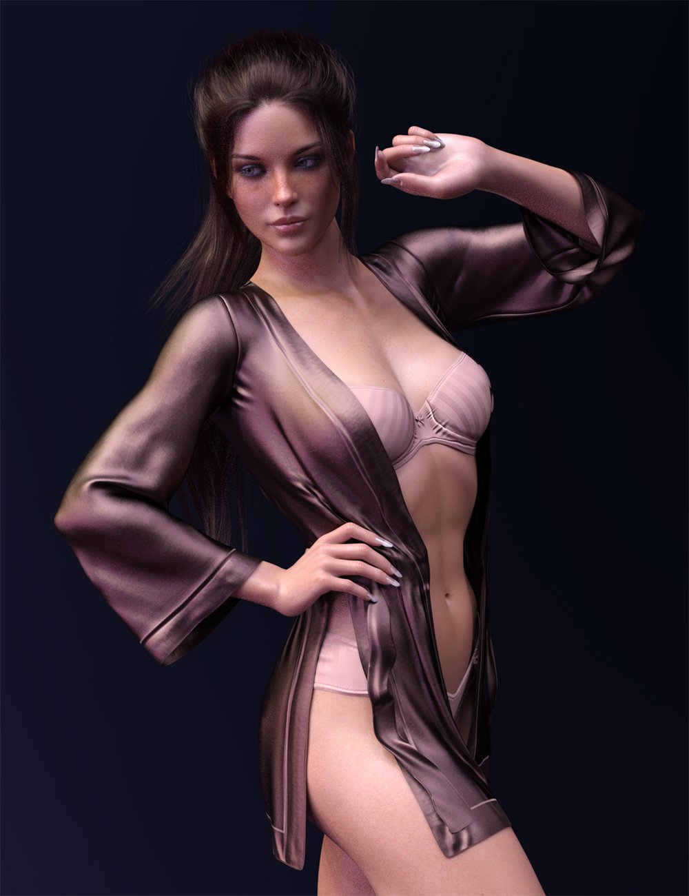 dForce x时尚和服内衣为创世纪8女性设置