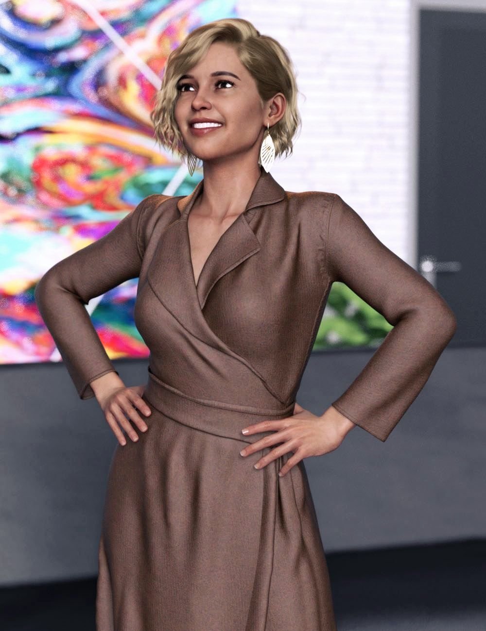 dForce Samantha服装为创世纪8女