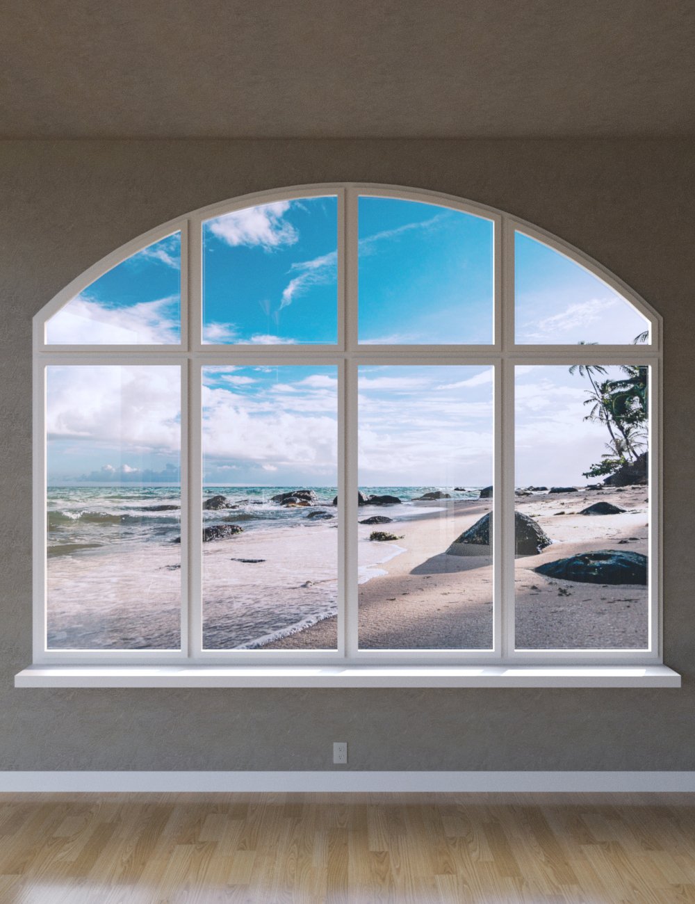 海滩风景背景卷1