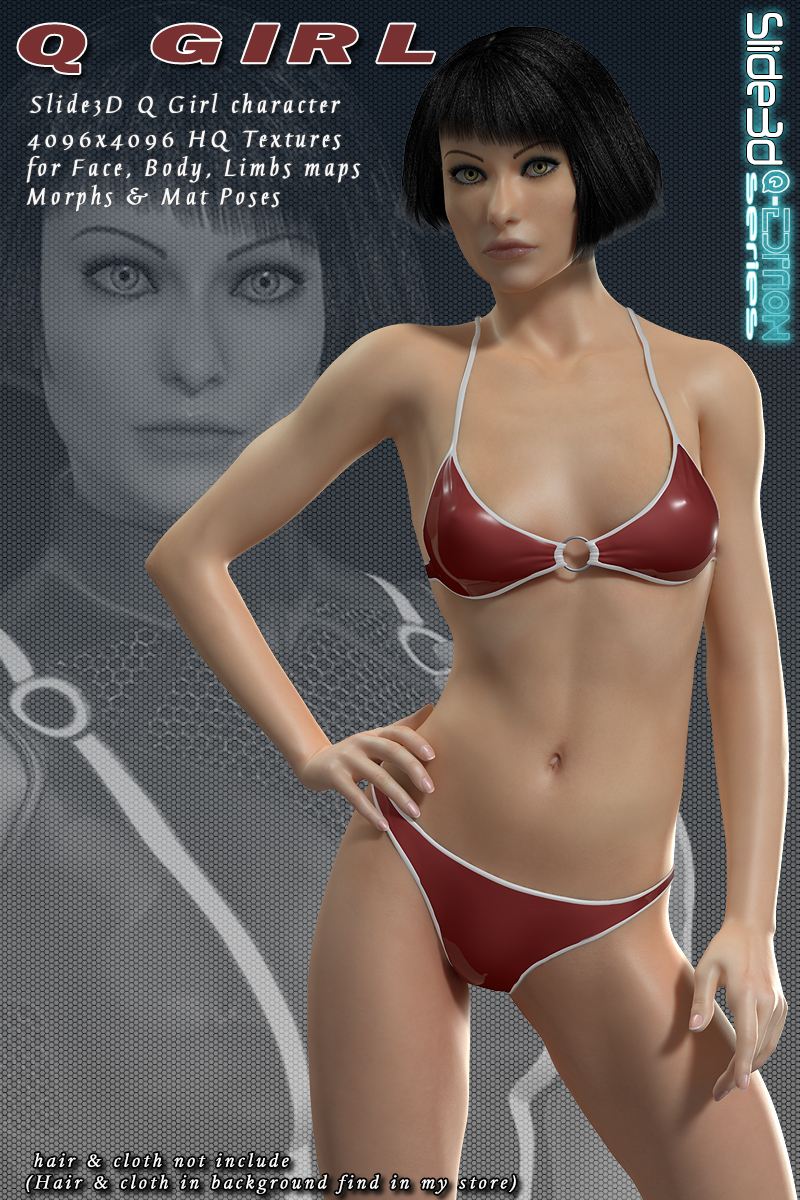 Slide3D Q Girl for V4
