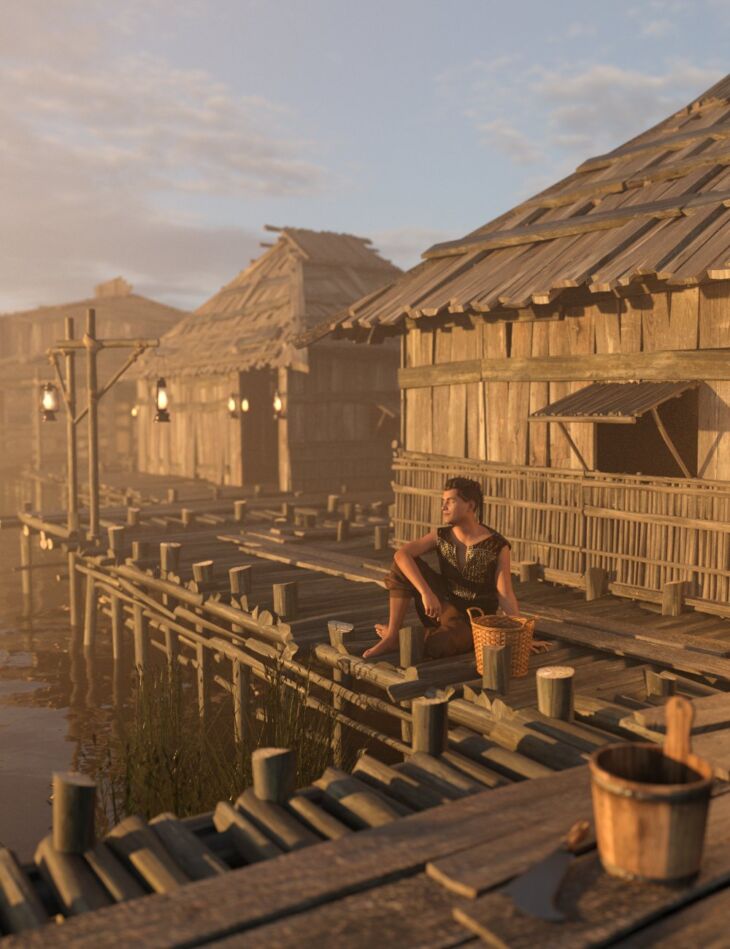 沼泽的小屋