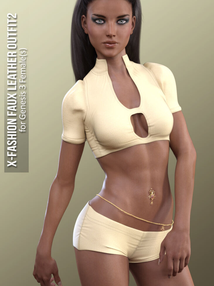 X-Fashion人造皮革套装2创世纪3女性