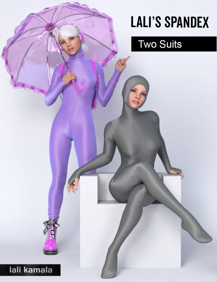 Lali’s Spandex Two Suits for Genesis 8 and 8.1 ladies(更新日期:20112-02)