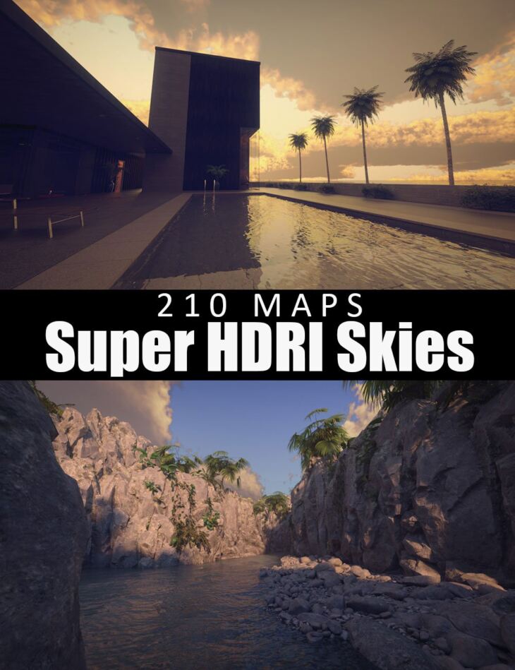 210张地图-超级HDRI天空