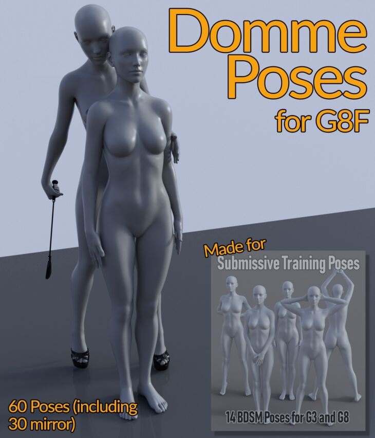 Domme为G8F摆姿势
