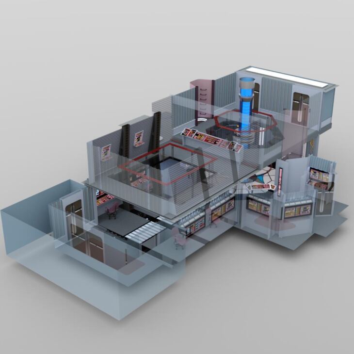 Starship Engineering Room 3 (DAZ Studio)