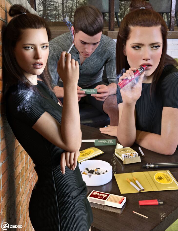 Z烟雾打破道具和姿势的创世纪8和8.1