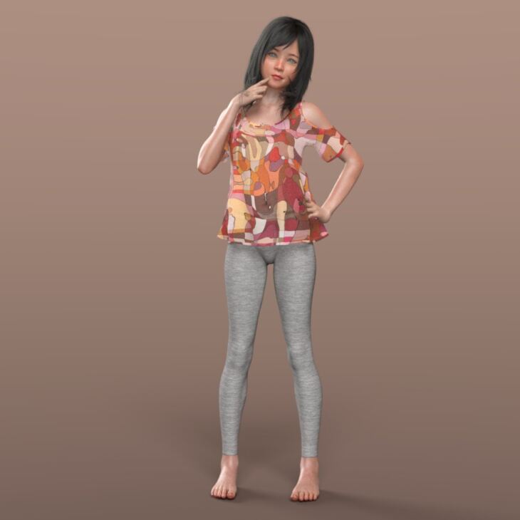 Ayaka Character Morph For G8 and G8.1 Female
