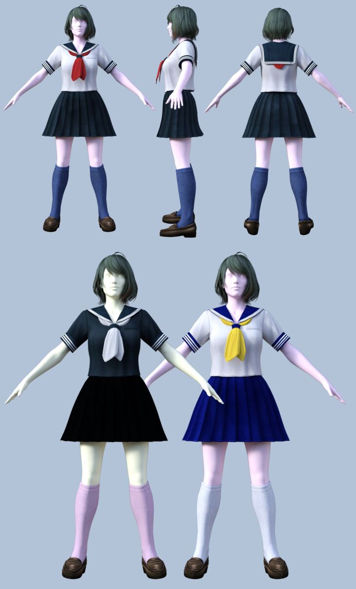 《创世纪》8号女兵DOA玉木校服