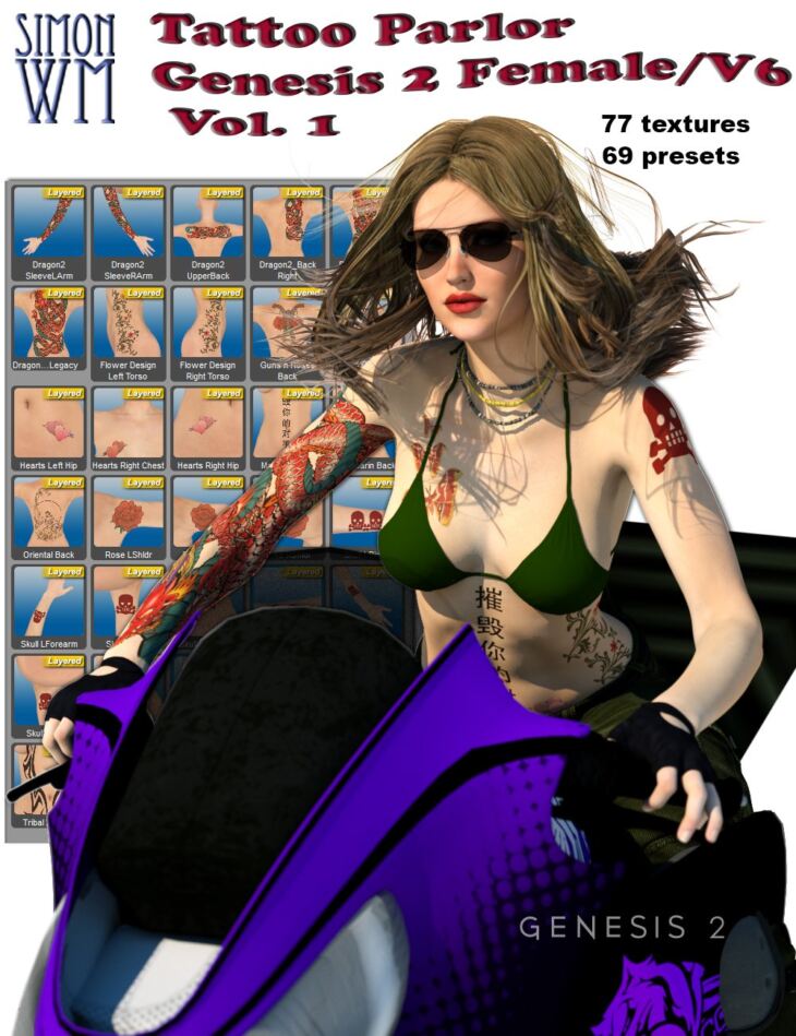 纹身店创世纪2女性和V6第1卷