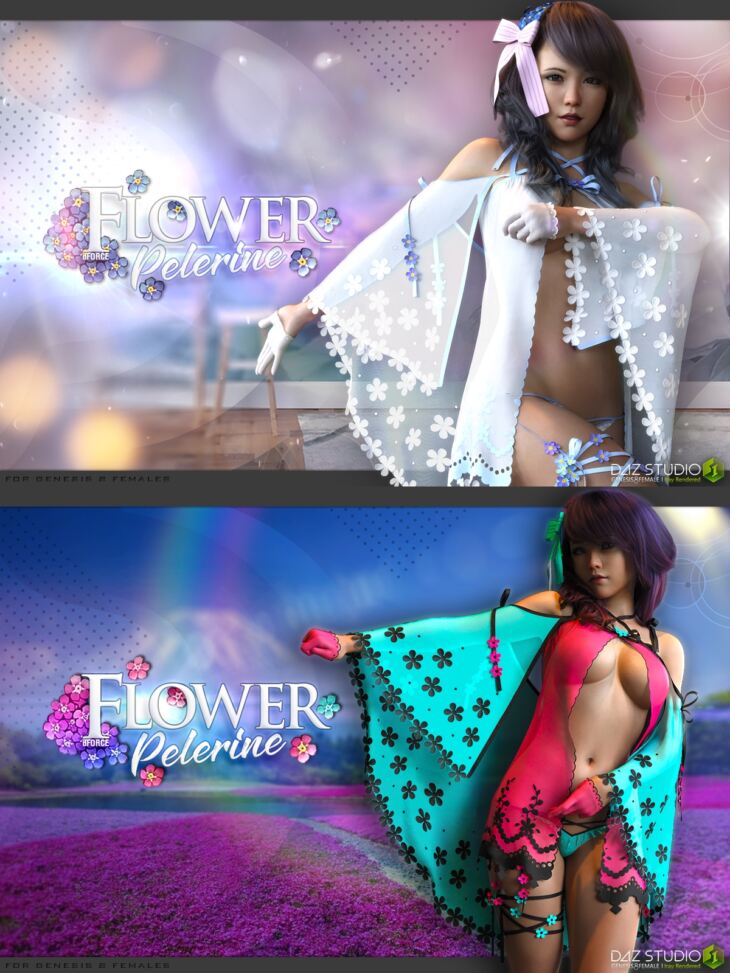 dForce Flower Pelerine G8F