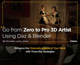 30 Days from 0 Skill to Pro 3D Artist with Daz & Blender_DAZ3D下载站