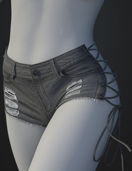 Dforce su Sexy Strappy牛仔裤的创世纪9、8.1和8位女性 - dForce SU Sexy Strappy Jeans for Genesis 9, 8.1, and 8 Female_DAZ3D下载站